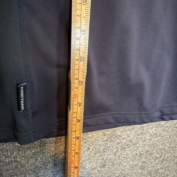 Kari Traa Shirt Women Large Blue Crewneck Long Sleeve Stretch Tshirt Performance - Picture 9 of 10